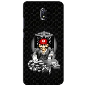 Чехлы с крутыми принтами для Xiaomi Redmi 8A - (PREMIUMPrint) (Супер Марио)