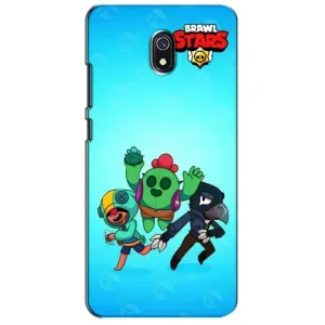 Чехлы Brawl Stars для Xiaomi Redmi 8A (AlphaPrint) (Трио героев)