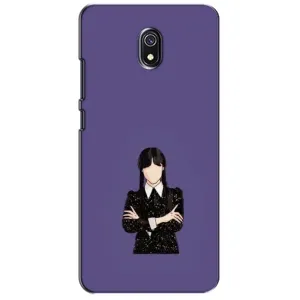Чехлы Венсдей на Xiaomi Redmi 8A Уэнсдей (AlphaPrint) (Уэнздей в черном)