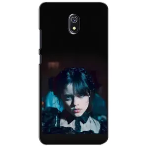 Чехлы Венсдей на Xiaomi Redmi 8A Уэнсдей (AlphaPrint) (взгляд Уэнздей)