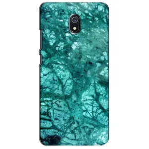 Мраморный чехол на Xiaomi Redmi 8A (VPrint) (Зеленый мрамор)