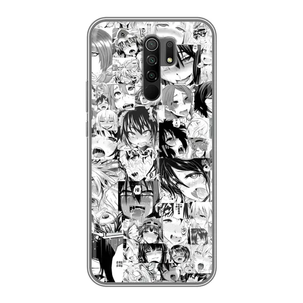 Чехол с принтом «Ahegao manga» для Xiaomi Redmi 9