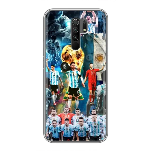 Чехол с принтом «Аргентина Месси» для Xiaomi Redmi 9 Чехол с принтом «Аргентина Месси» для Xiaomi Redmi 9