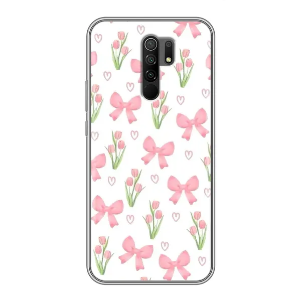 Чохол з принтом «Банти і квіти» для Xiaomi Redmi 9