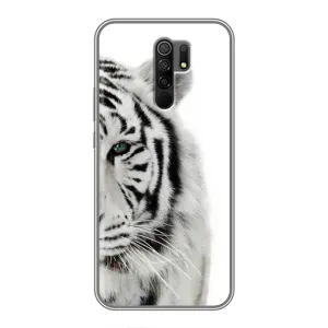 Чохли з картинкою животних Xiaomi Redmi 9 (Білий Тигр)