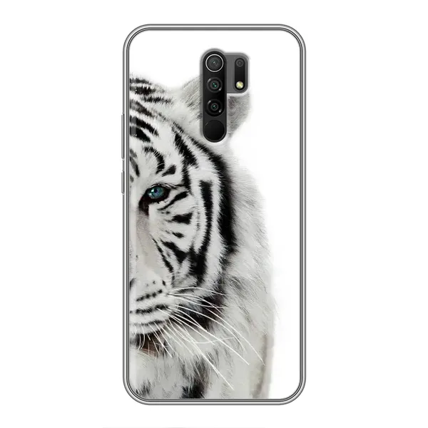 Чехол с принтом «Белый Тигр» для Xiaomi Redmi 9