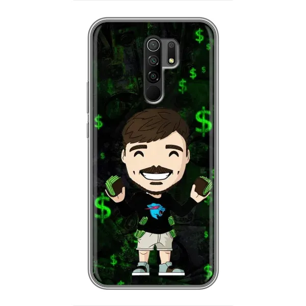 Чохол з принтом «Блогер Beast» для Xiaomi Redmi 9