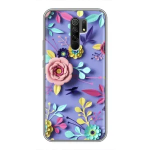 Чохли з квітами для Xiaomi Redmi 9 (VPrint) (Дизайн квітів)