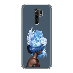 Чехлы (ART) Цветы на Xiaomi Redmi 9 (VPrint) (Квіти на голові)