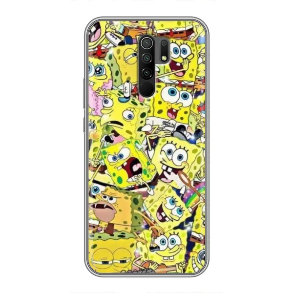 Чохол з принтом «Емоції Спан Боба» для Xiaomi Redmi 9 Чохол з принтом «Емоції Спан Боба» для Xiaomi Redmi 9