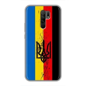 Украинские Чехлы для Xiaomi Redmi 9 с картинкой УПА (AlphaPrint) (Флаг УПА)