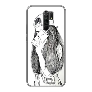 Чохол з друком для Xiaomi Redmi 9 - (Мода) (AlphaPrint) (Фото дівчини)