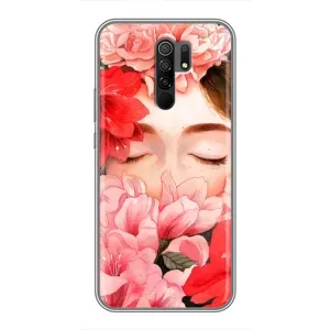 Чехлы (ART) Цветы на Xiaomi Redmi 9 (VPrint) (Очі в квітах)