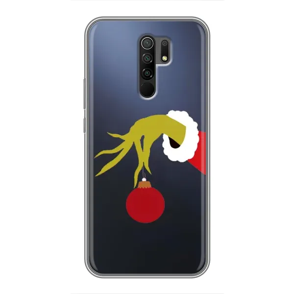 Чехол с принтом «Гринч с игрушкой» для Xiaomi Redmi 9 Чехол с принтом «Гринч с игрушкой» для Xiaomi Redmi 9