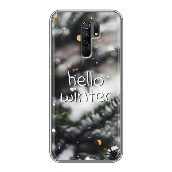 Чехол с принтом «Hello winter» для Xiaomi Redmi 9