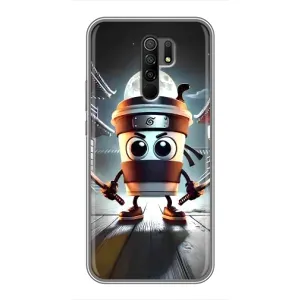 Чохол з мемом Тралалело тралала на Xiaomi Redmi 9 (Капучіно асасіно)