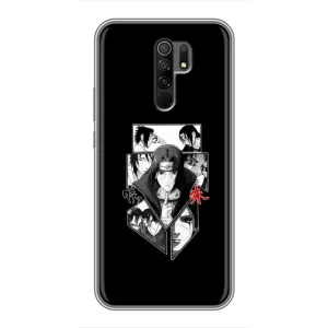 Чехлы на тему: Итачи Учиха для Xiaomi Redmi 9 (AlphaPrint) (коллаж Итачи)