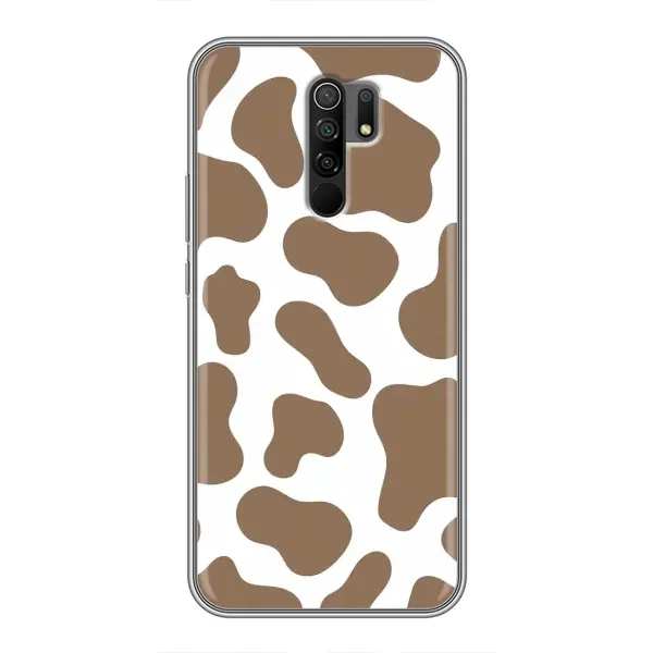 Чехол с принтом «Коричневая Буренка» для Xiaomi Redmi 9