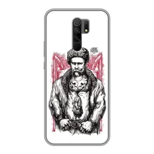 Чехлы для Xiaomi Redmi 9 с принтом Тараса Шевченко (AlphaPrint) (Козак Шевченко)