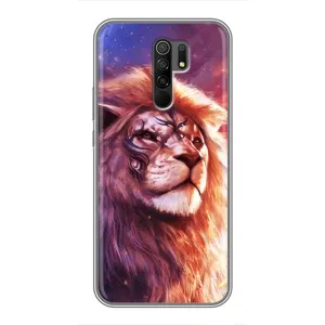 Чохол з картинкою ЛЕВ для Xiaomi Redmi 9 (VPrint) (Красочний Лев)