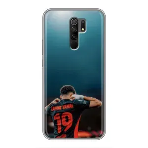 Чехол с футболистом Ламин Ямаль Xiaomi Redmi 9 (Ламин 19)