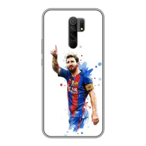 Чехлы Месси для Xiaomi Redmi 9 (AlphaPrint) (Лео Месси)