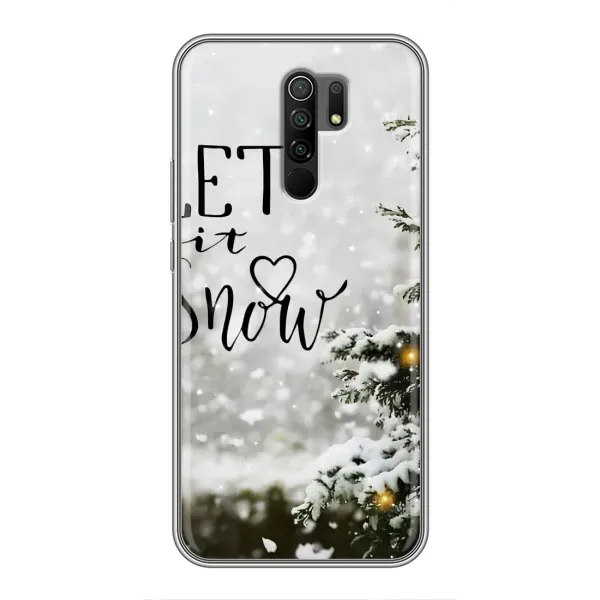 Чехол с принтом «Let it snow» для Xiaomi Redmi 9