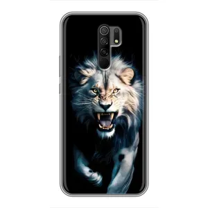 Чохол з принтом «Лев у темряві» для Xiaomi Redmi 9