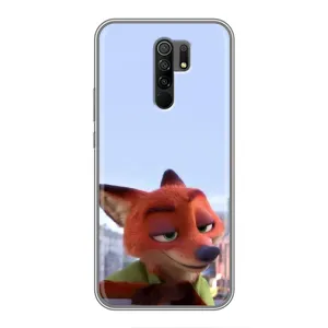 Чохол з принтом «Лис Нік» для Xiaomi Redmi 9
