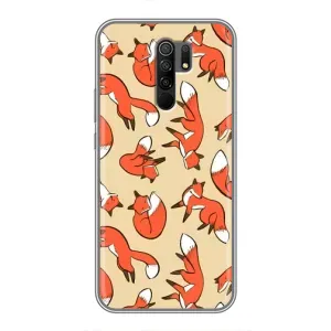 Чехлы с картинкой Лисички для Xiaomi Redmi 9 (VPrint) (Лисички)
