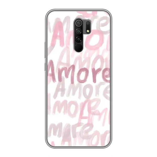 Чехол с принтом «Аморе любовь» для Xiaomi Redmi 9