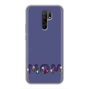 Чохли для мами на Xiaomi Redmi 9 (Мама в квітах)