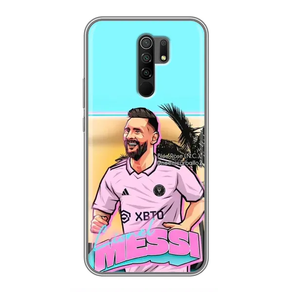 Чехол с принтом «Майами Месси» для Xiaomi Redmi 9 Чехол с принтом «Майами Месси» для Xiaomi Redmi 9