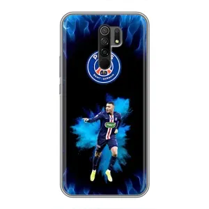 Чехлы Килиан Мбаппе для Xiaomi Redmi 9 (Мбаппе в огне)