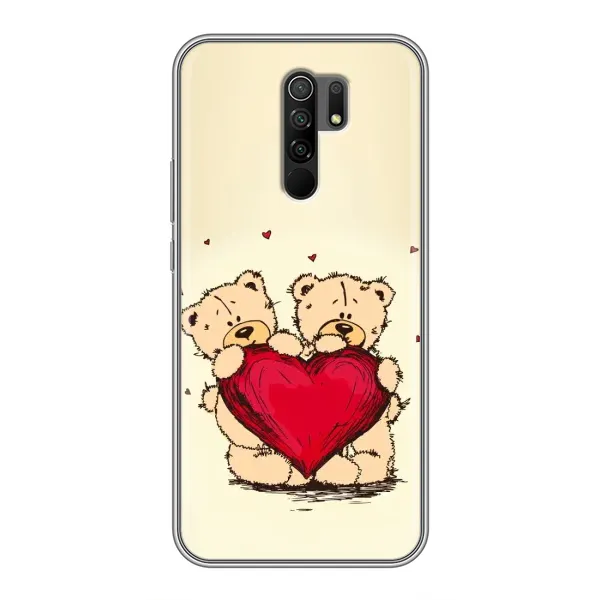 Чехол с принтом «Медвежонки» для Xiaomi Redmi 9