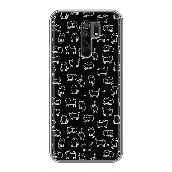 Чехол с принтом «Меленькие котики» для Xiaomi Redmi 9
