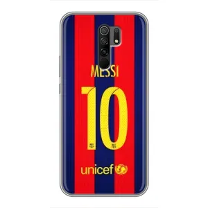 Чехлы Месси для Xiaomi Redmi 9 (AlphaPrint) (Messi Barca 10)