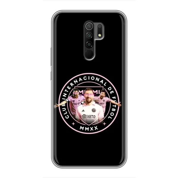 Чехол с принтом «Месси в лого» для Xiaomi Redmi 9 Чехол с принтом «Месси в лого» для Xiaomi Redmi 9