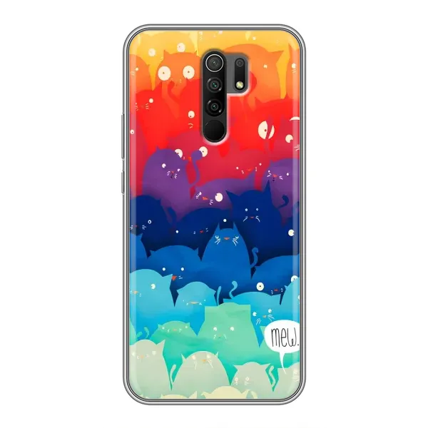 Чехол с принтом «Mew» для Xiaomi Redmi 9 Чехол с принтом «Mew» для Xiaomi Redmi 9