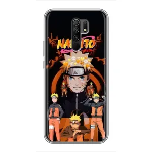 Naruto Anime Чехлы для Редми 9 (AlphaPrint) (Наруто из Аниме)