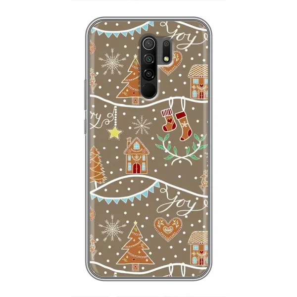 Чехол с принтом «Новогодние пряники» для Xiaomi Redmi 9
