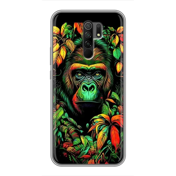 Чехол с принтом «Обезьяна в тропиках» для Xiaomi Redmi 9 Чехол с принтом «Обезьяна в тропиках» для Xiaomi Redmi 9