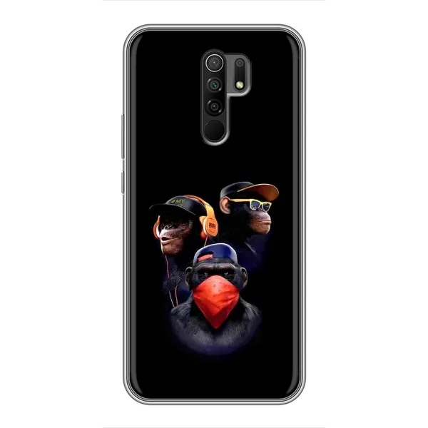 Чехол с принтом «Три обезьяны» для Xiaomi Redmi 9 Чехол с принтом «Три обезьяны» для Xiaomi Redmi 9