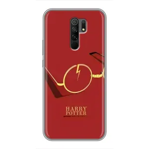 Чехлы с Гарри Поттером для Xiaomi Redmi 9 (AlphaPrint) (очки Гарри)