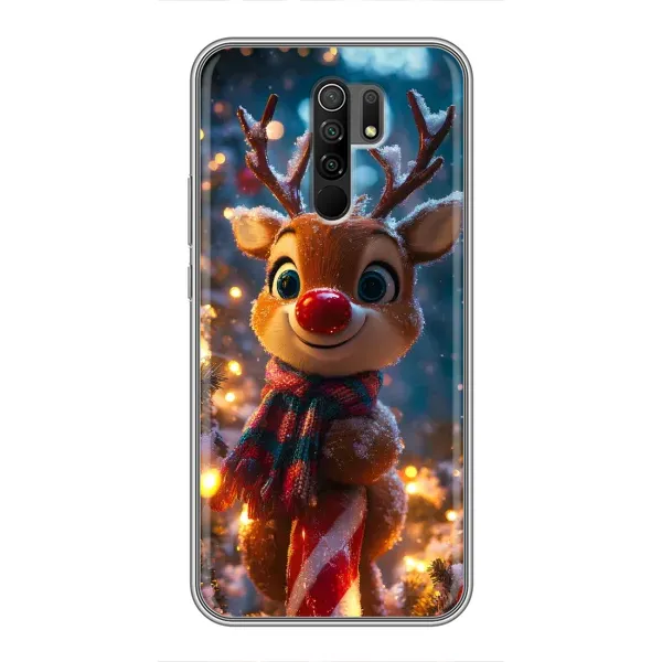Чехол с принтом «Олень с шарфом» для Xiaomi Redmi 9
