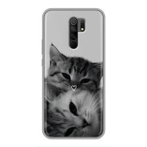 Чохол з малюнком кіт на Xiaomi Redmi 9 (Пара котів)