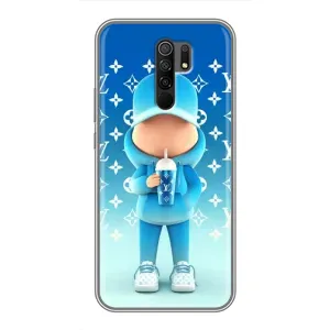 Круті Чохли Луі Віттон для Xiaomi Redmi 9 (AlphaPrint) (Хлопець LV)