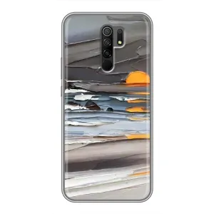 Чехол с картинкой (Стильные) для Редми 9 - (AlphaPrint) (Пастель)