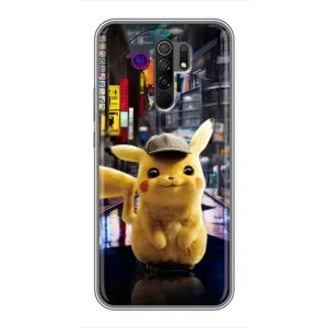 Чехлы с крутыми принтами для Xiaomi Redmi 9 - (PREMIUMPrint) (Пикачу)
