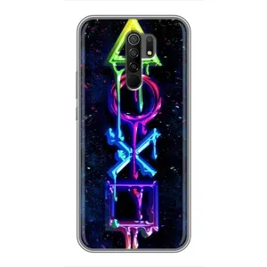 Чохол з принтом «Pleystation лого» для Xiaomi Redmi 9